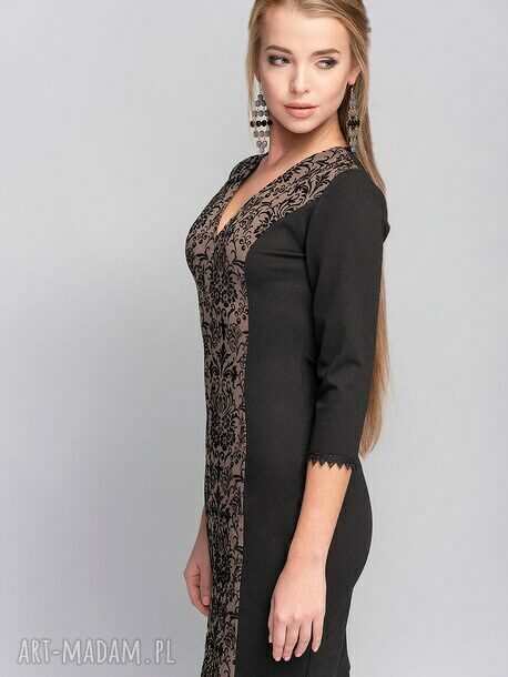 elegancka sukienka w stylu paryskim