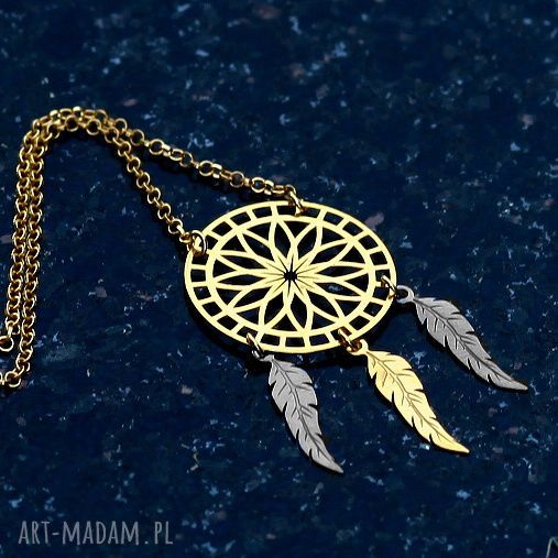 Łapacz snÓw naszyjnik ethno prezent dla kobiety elegancki
