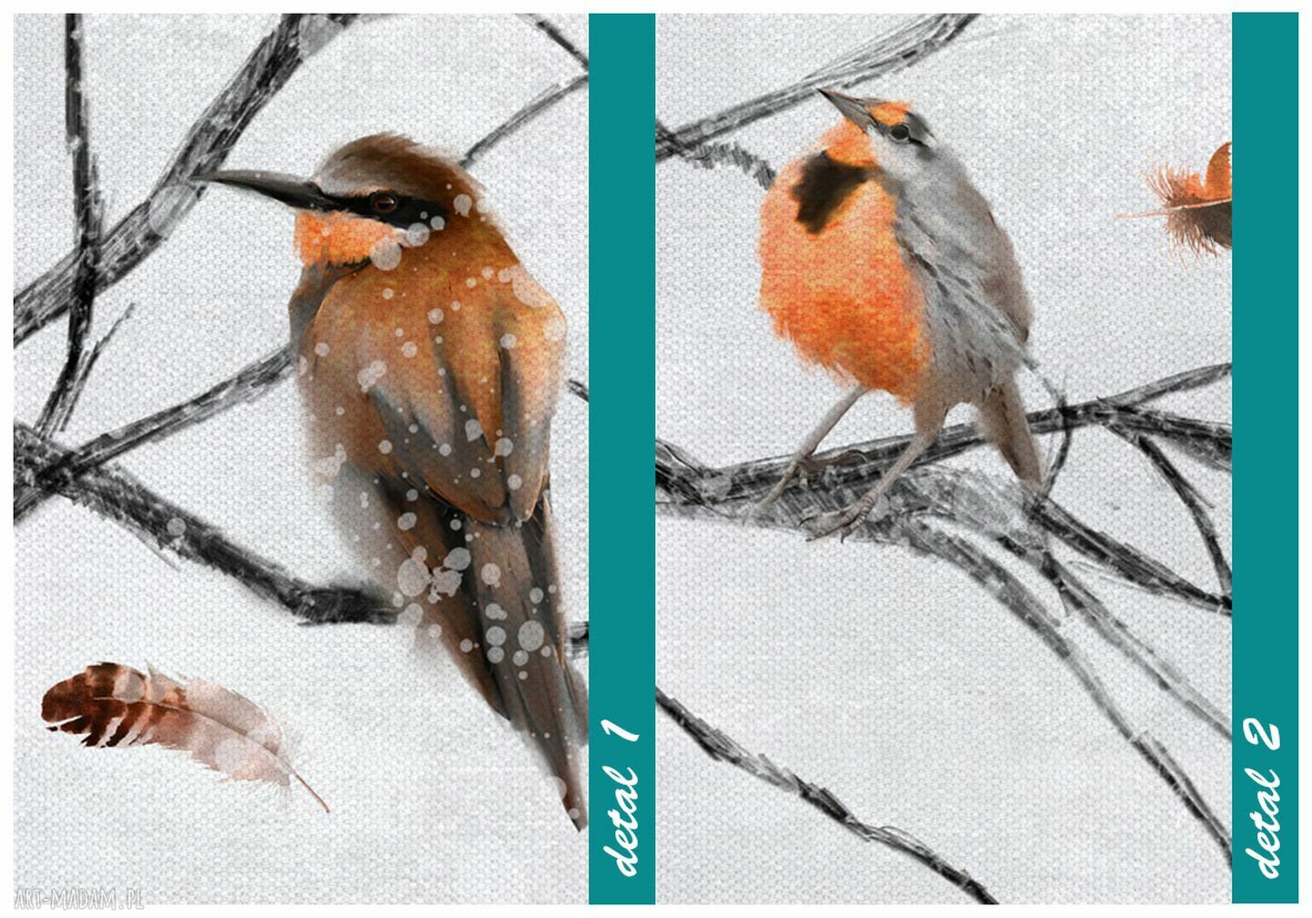 Obraz na płótnie Drzewo Życia 147x60 cm - elegancki motyw z ptakami