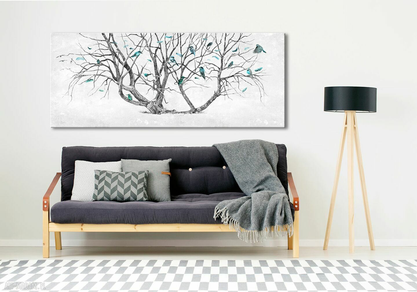 Elegancki obraz Drzewo Życia 150x60 cm na płótnie