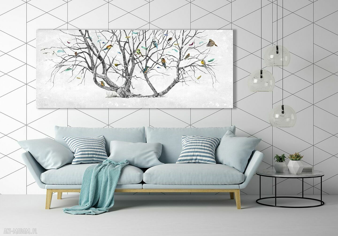 Obraz Drzewo Życia 147x60 cm na płótnie - gotowy do powieszenia