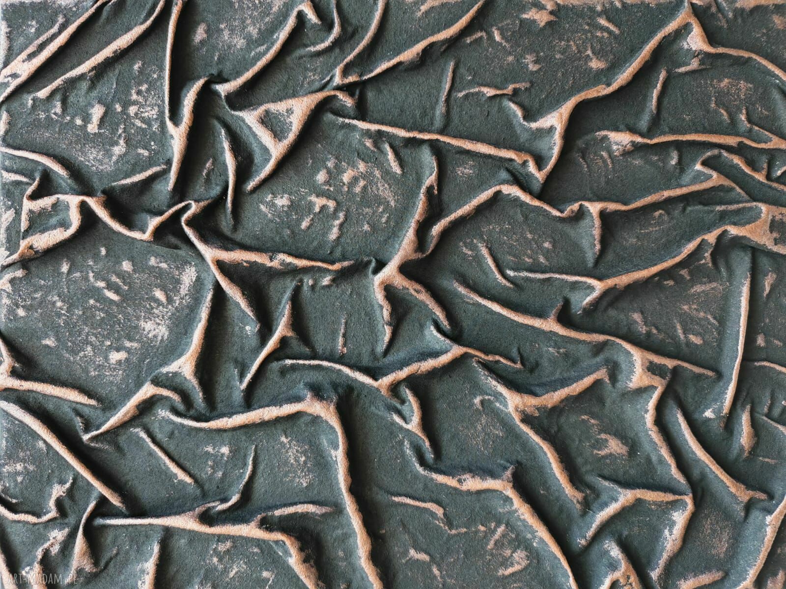 Relief ścienny 3D Glow Glamour - malarstwo strukturalne
