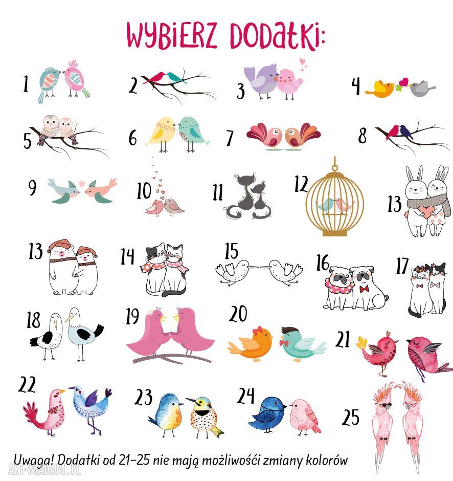 Eleganckie drzewo wpisów gości weselnych 50x70 cm - ręczne wykonanie i 2 tusze