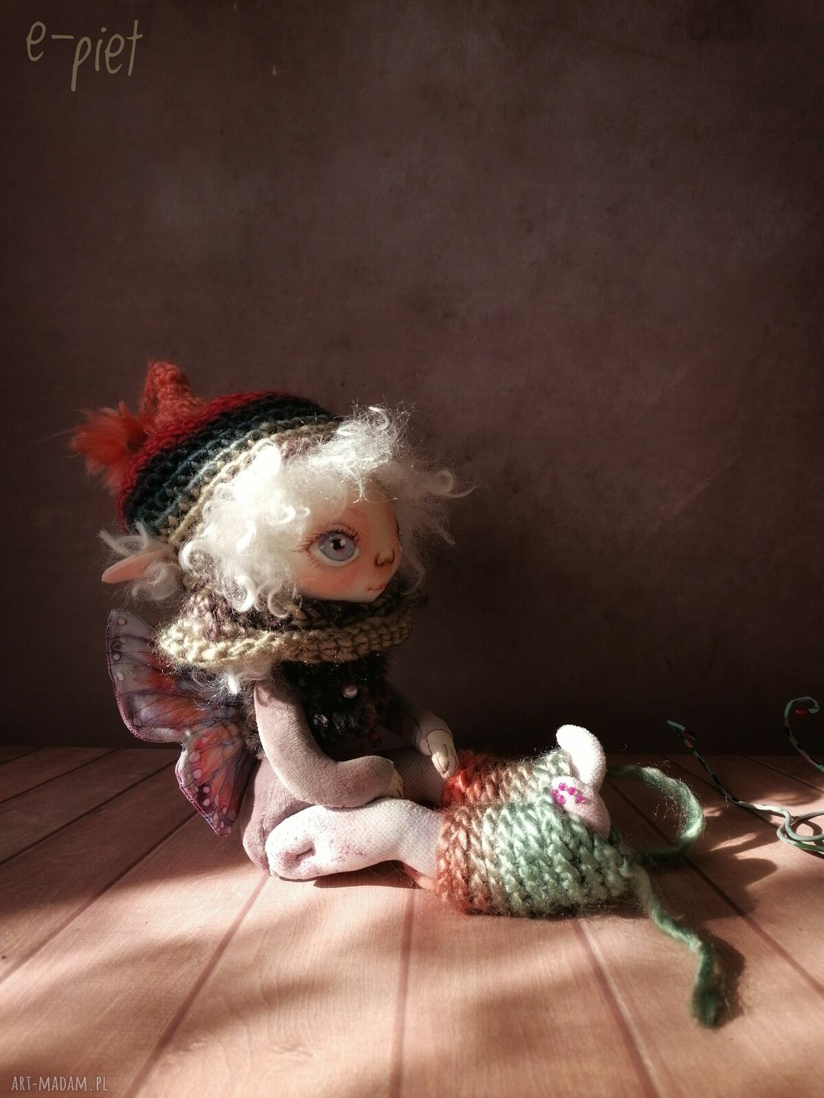 Elf Emil e-piet - artystyczna lalka kolekcjonerska