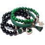 kamienie bransoletki czarne emerald and black vol. 8 /15.11.20/