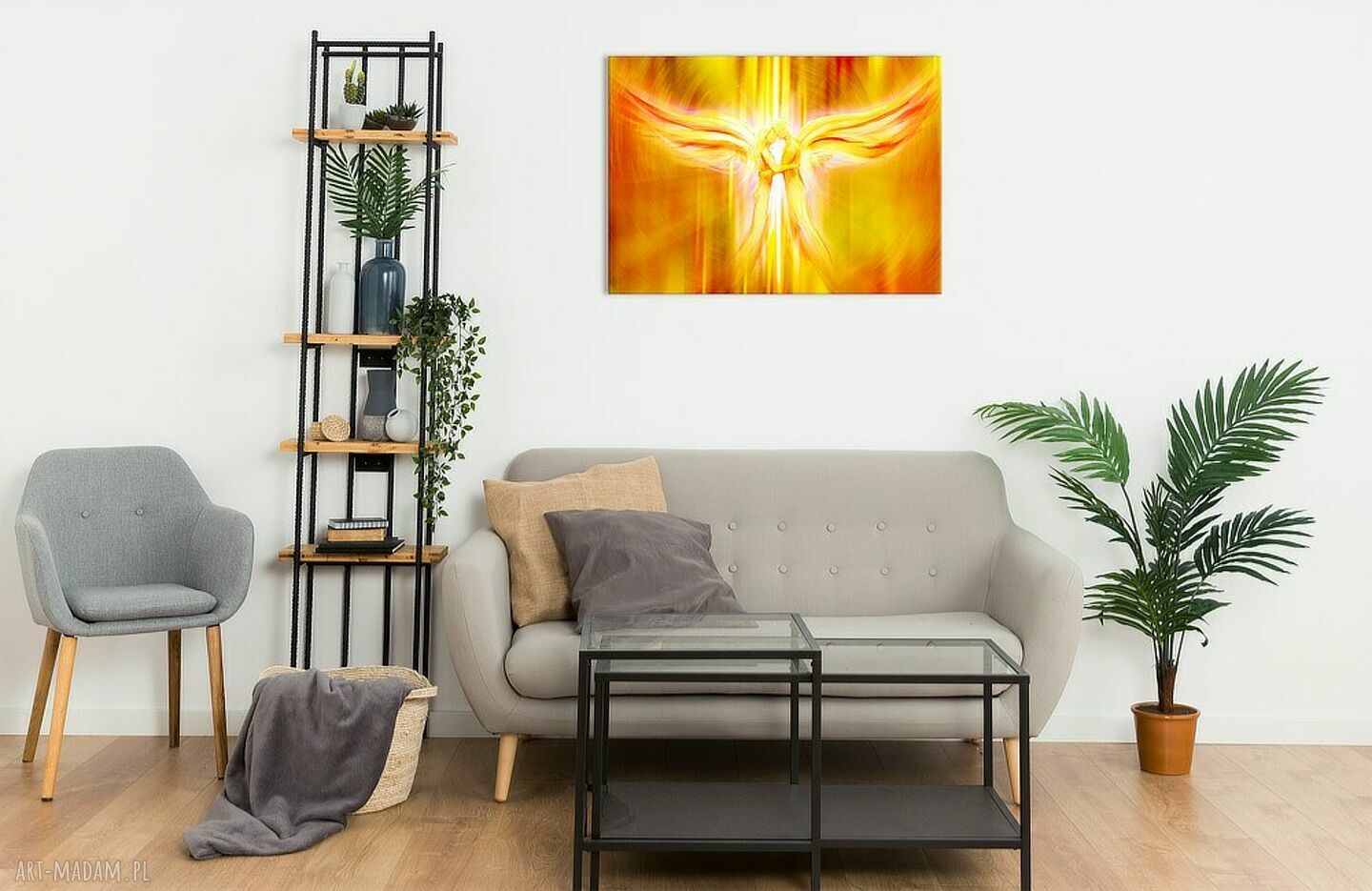 Anioły Miłości - obraz energetyzujący 100 x 70 cm na płótnie