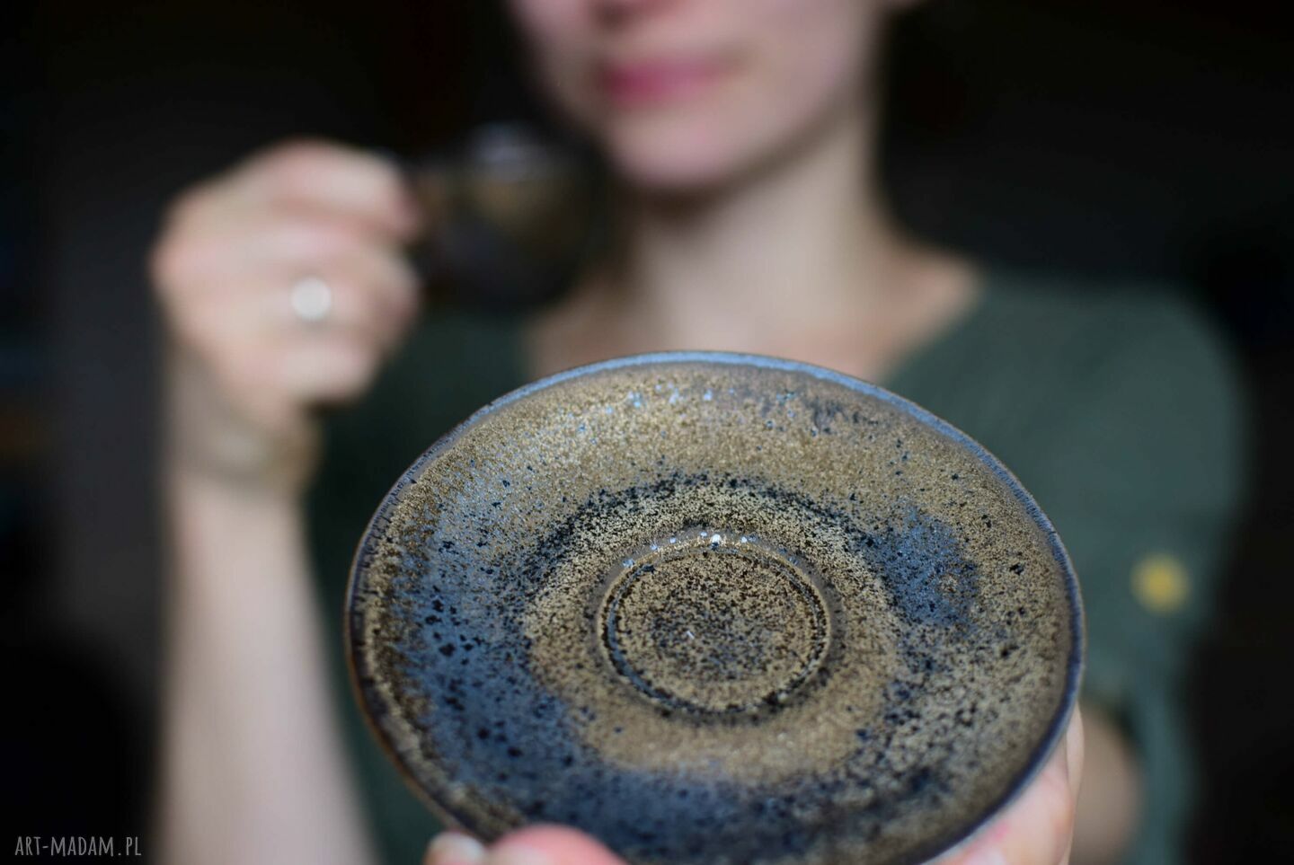 Filiżanka espresso Złota Rustykalna 75ml