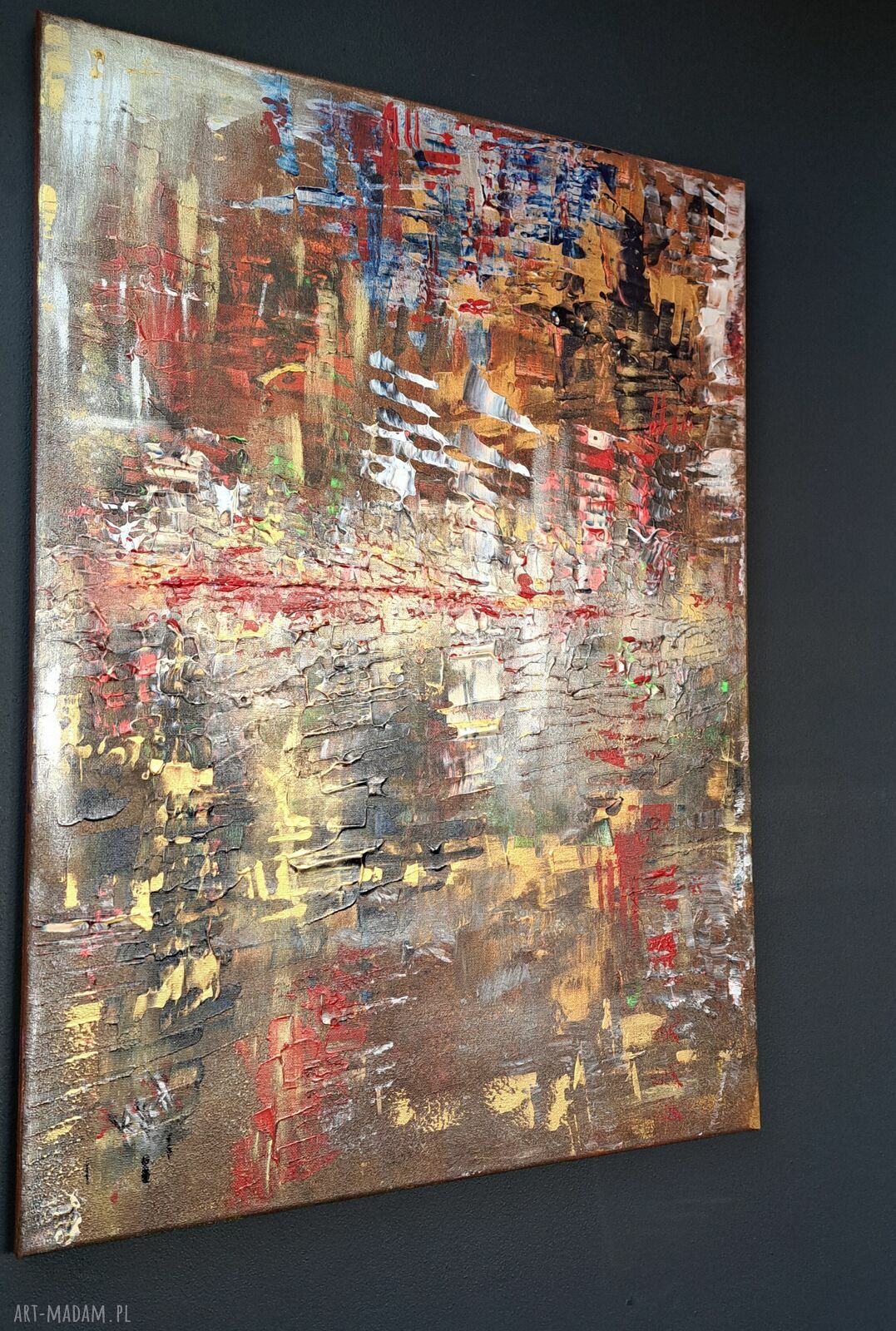 ETNA - ręcznie malowany obraz akrylowy 50x70 cm