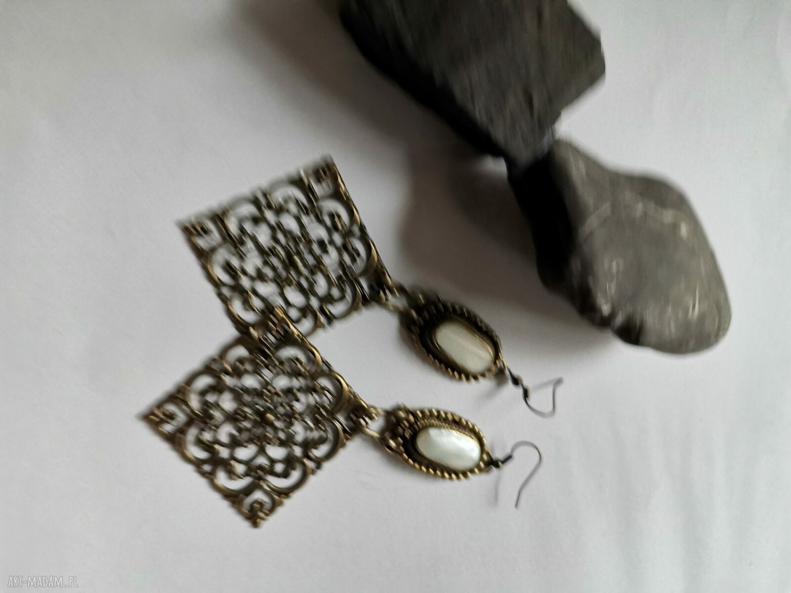 Kolczyki etno boho lekkie - box x1