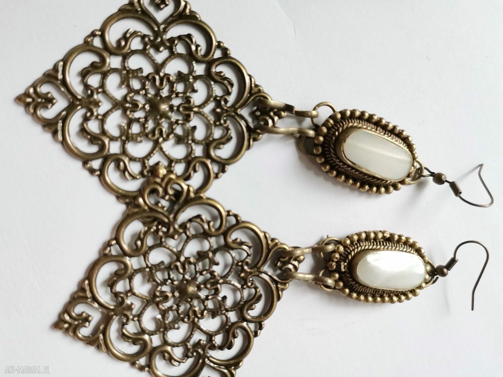 Kolczyki etno boho lekkie - box x1