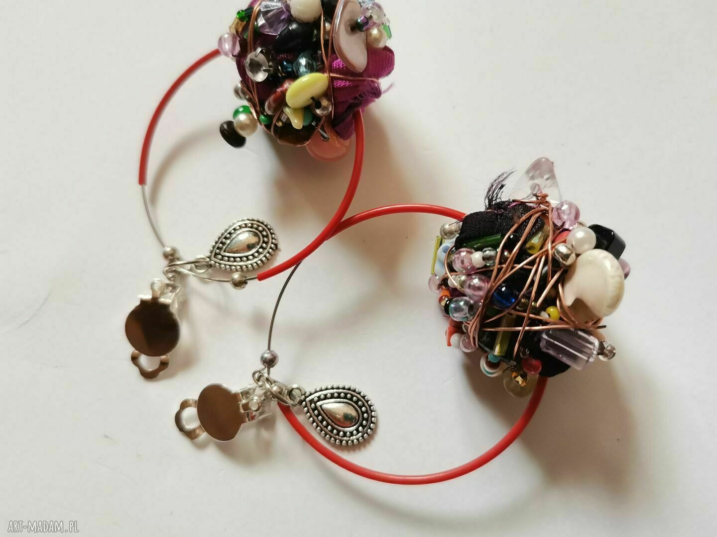 Klipsy etno-boho Orient Box X1 - lekkie i kolorowe