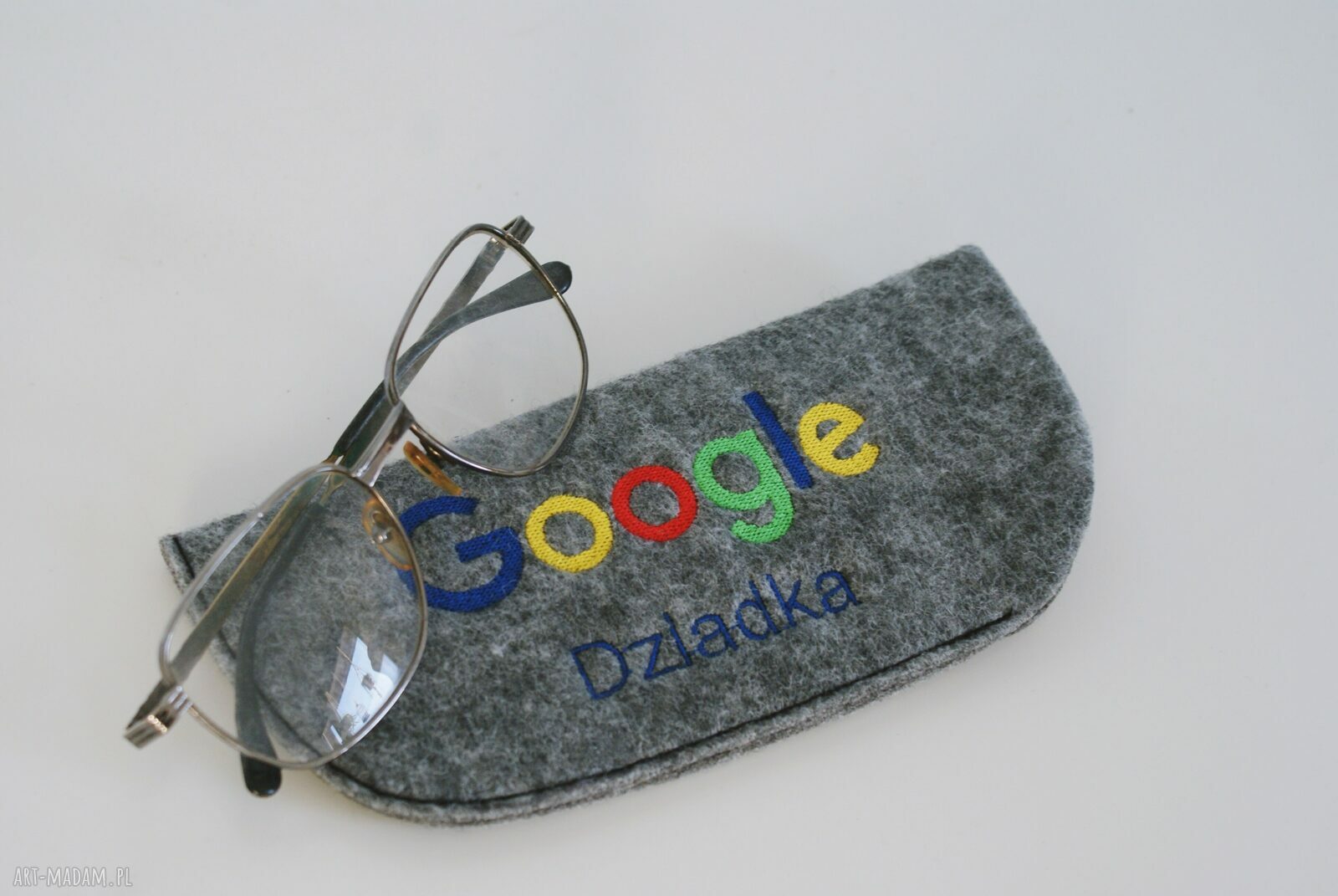 etui na google dziadka ręcznie zrobione