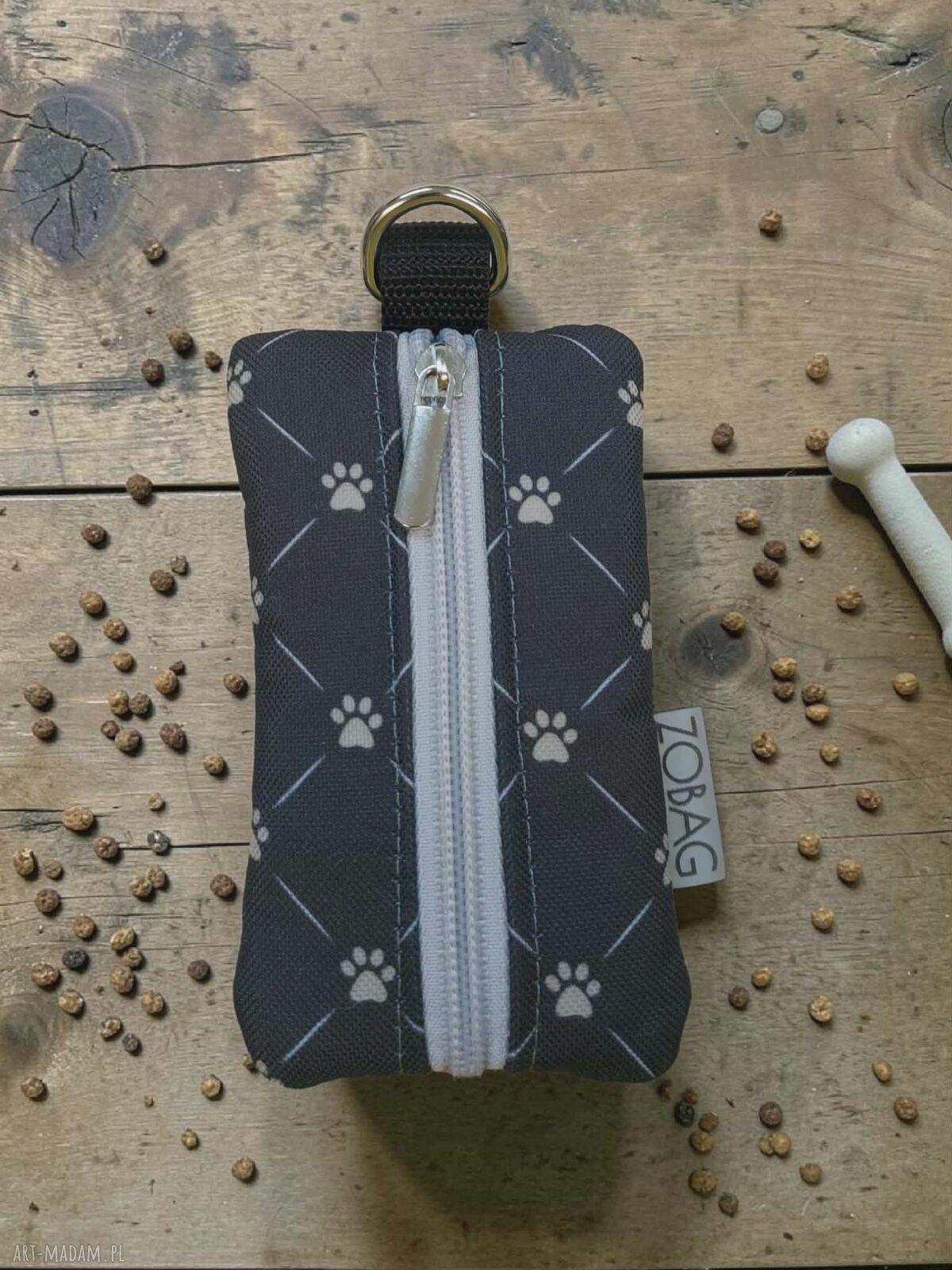 Wodoodporne etui na klucze i kartę kredytową - porządek w torebce na suwak