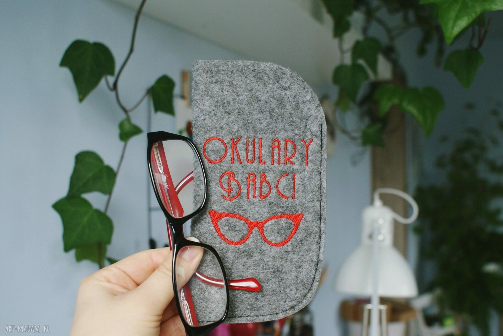 Etui na okulary Babci hand made