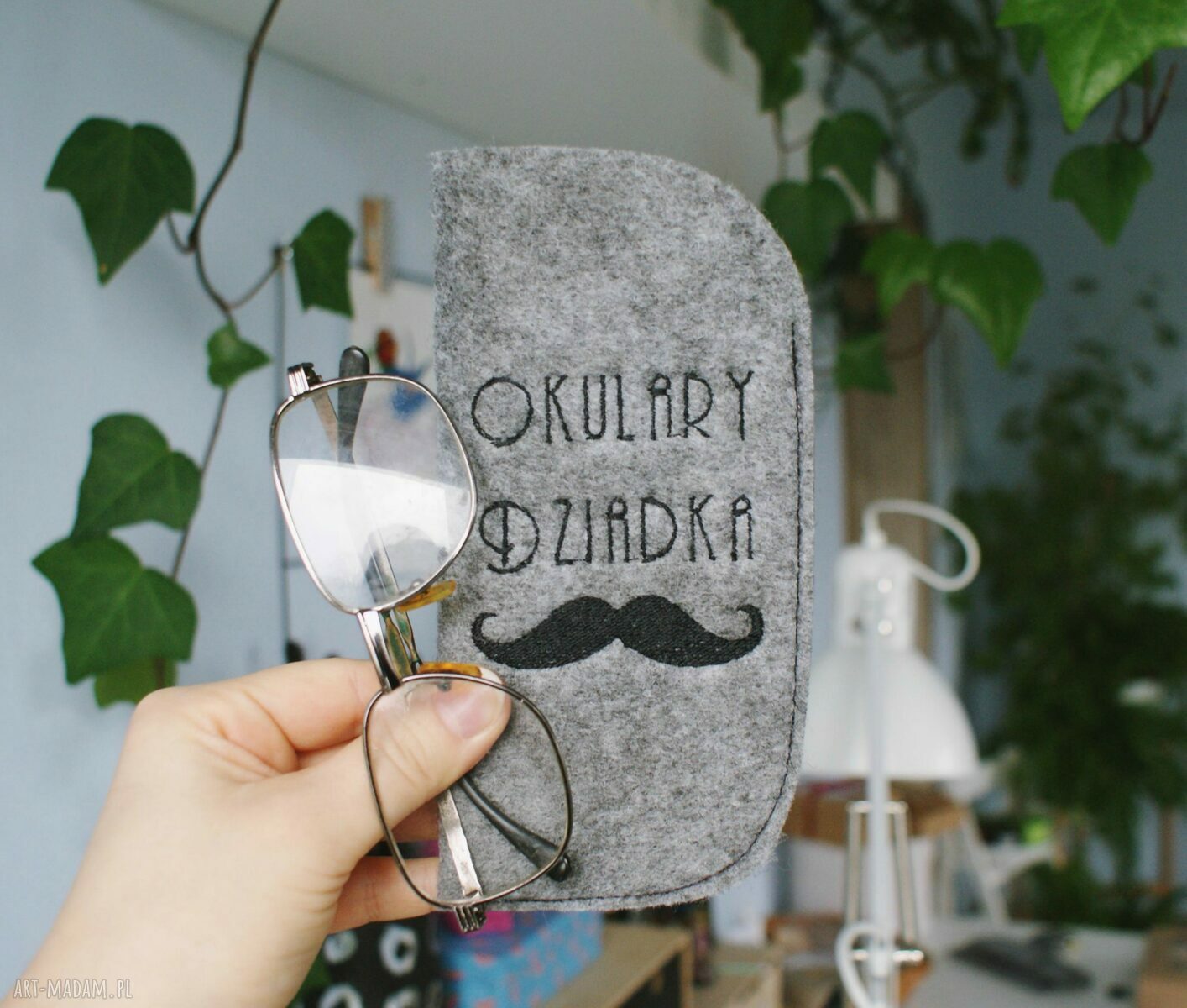Etui na okulary Dziadka hand made
