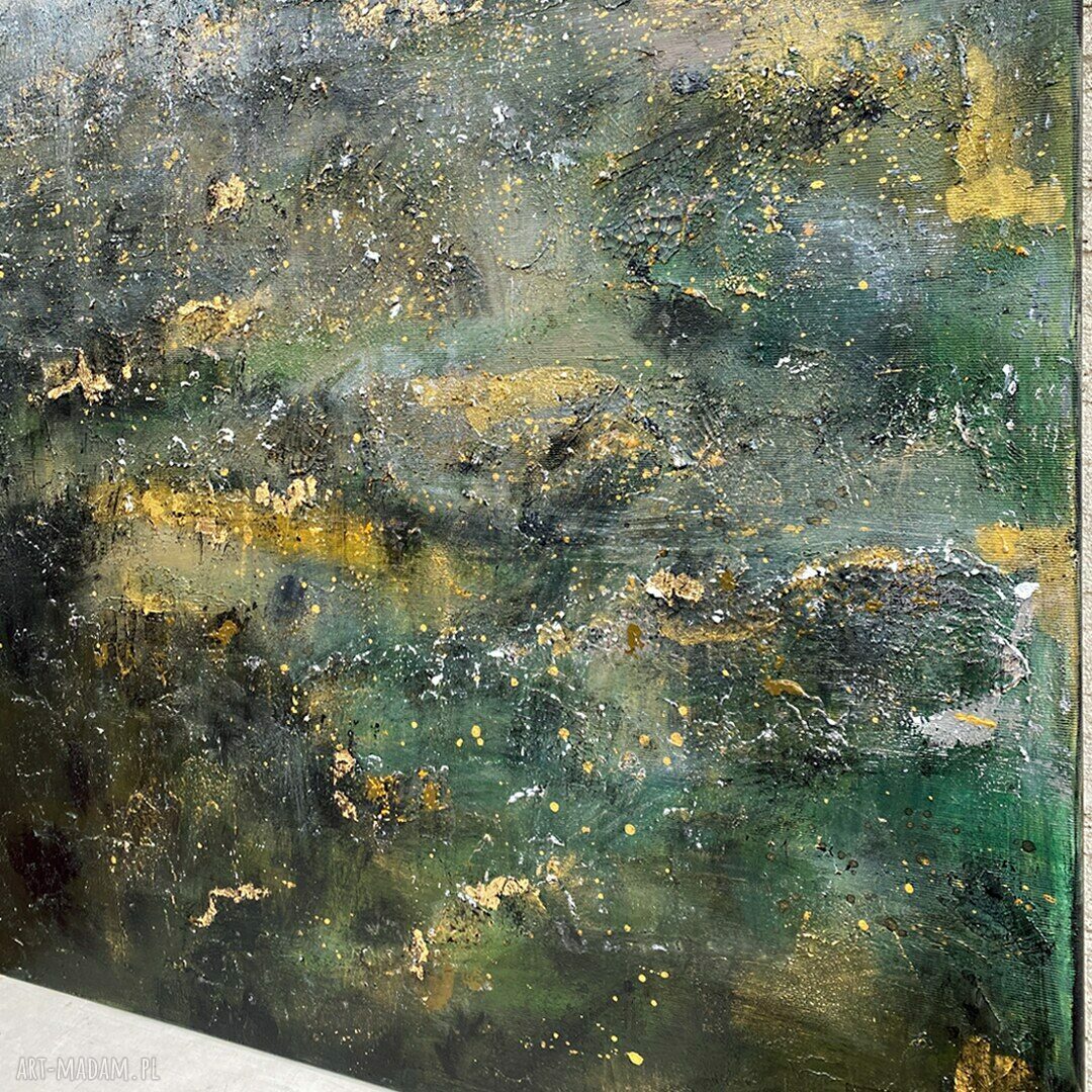EVENNESS - Obraz 70x50 cm Abstrakcyjny Ręcznie Malowany do Nowoczesnych Wnętrz Salonu