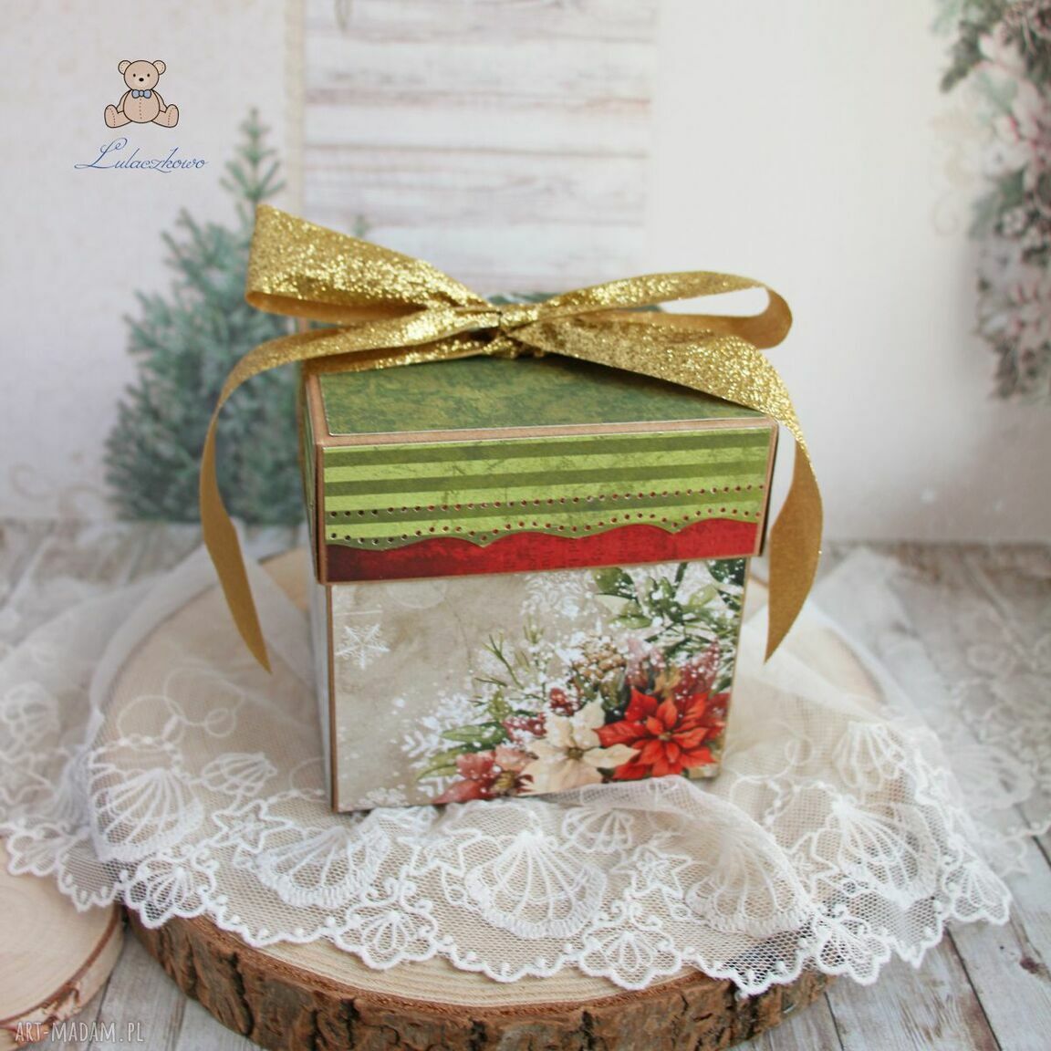 Exploding box „Elfy” - świąteczny prezent, który otwiera się jak magia