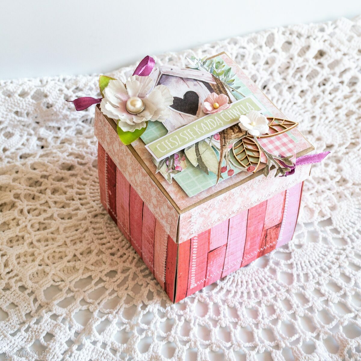Exploding box urodzinowy - Ciesz się każdą chwilą