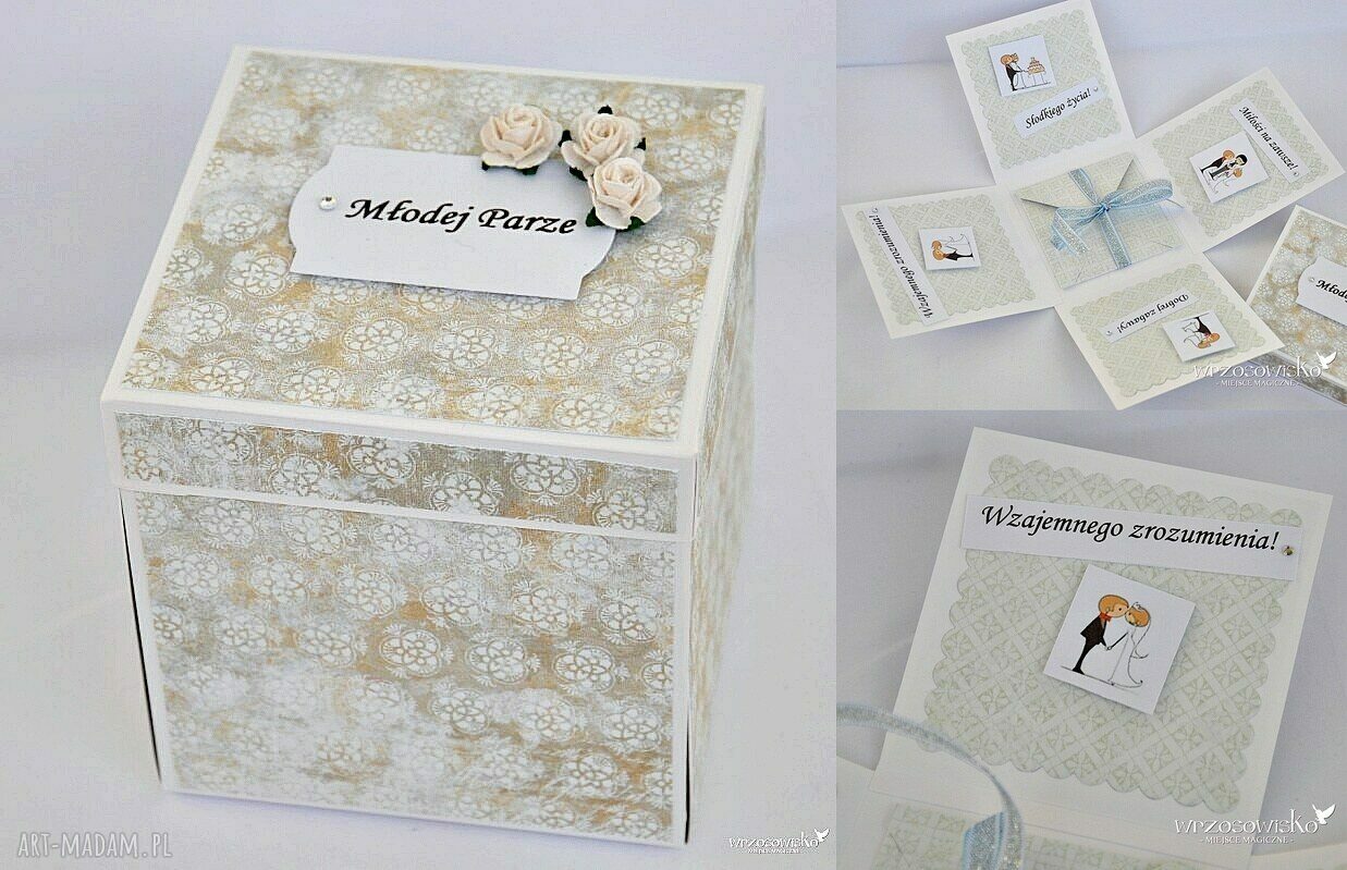 Exploding Box ślubny Hand Made