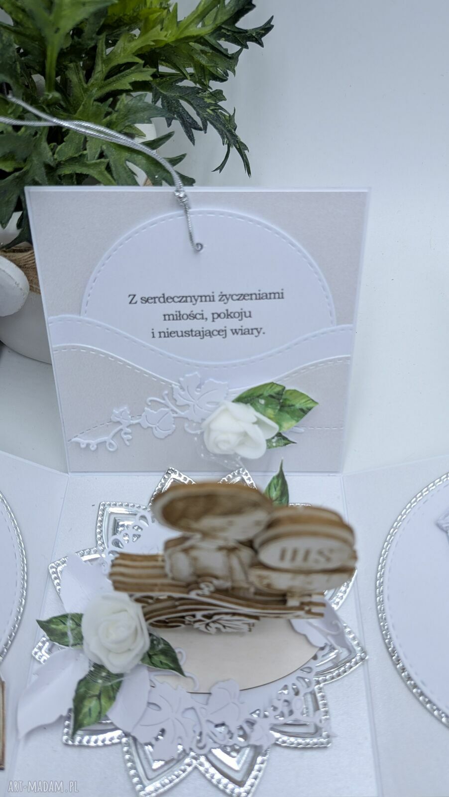 Exploding box na Pierwszą Komunię Świętą - elegancki prezent 3D