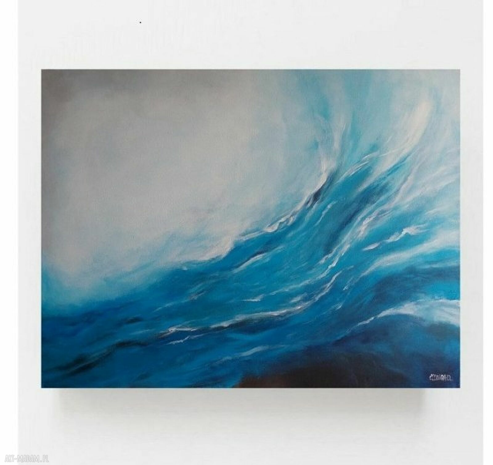 Obraz akrylowy „Fala” 60 x 80 cm - dekoracja w stylu morza