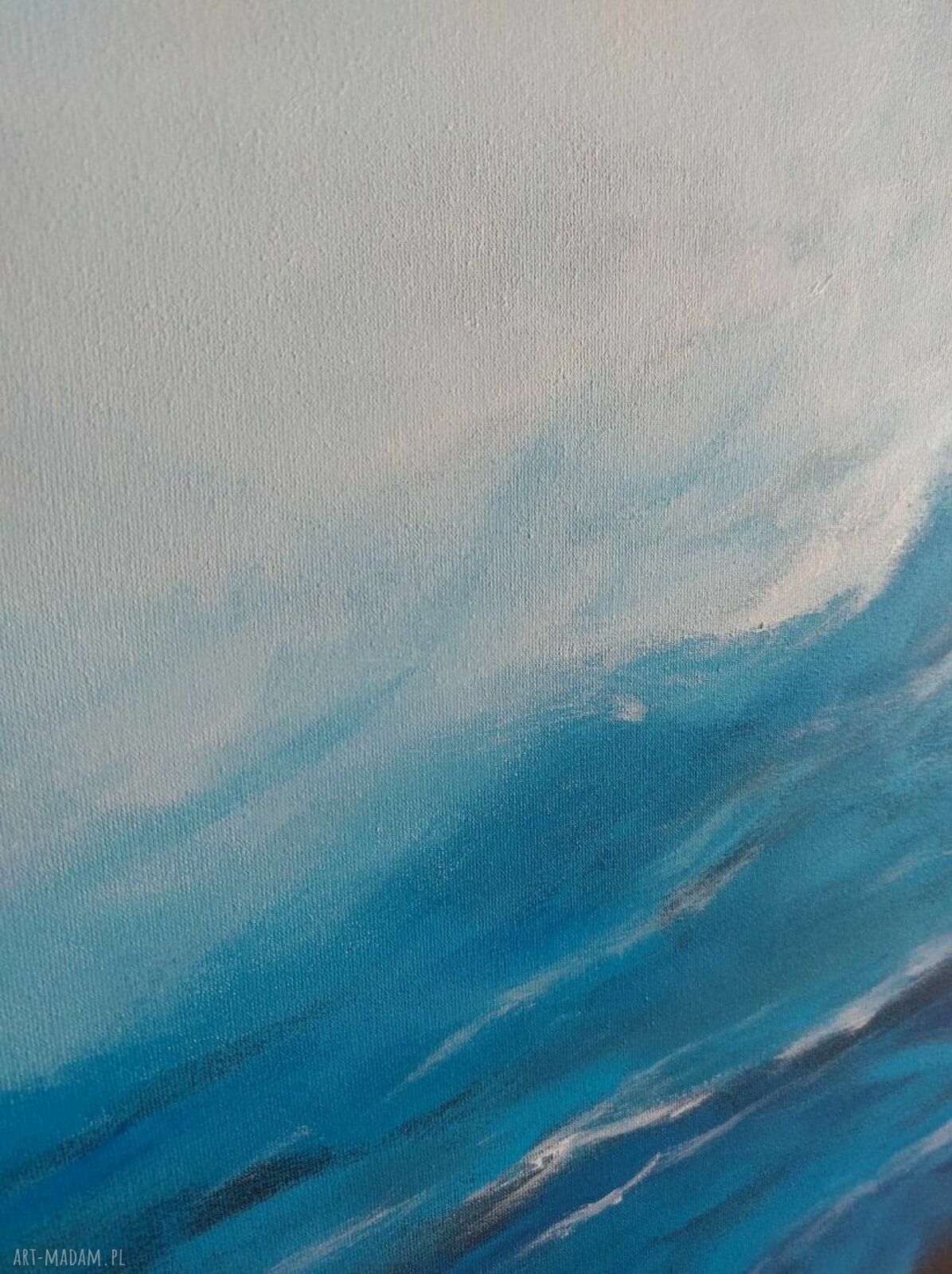 Obraz akrylowy „Fala” 60 x 80 cm - dekoracja w stylu morza