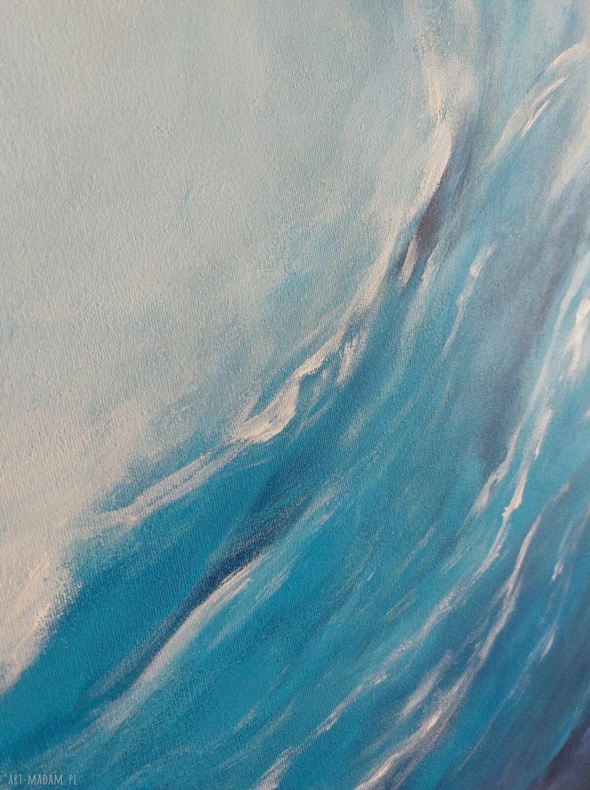 Obraz akrylowy „Fala” 60 x 80 cm - dekoracja w stylu morza