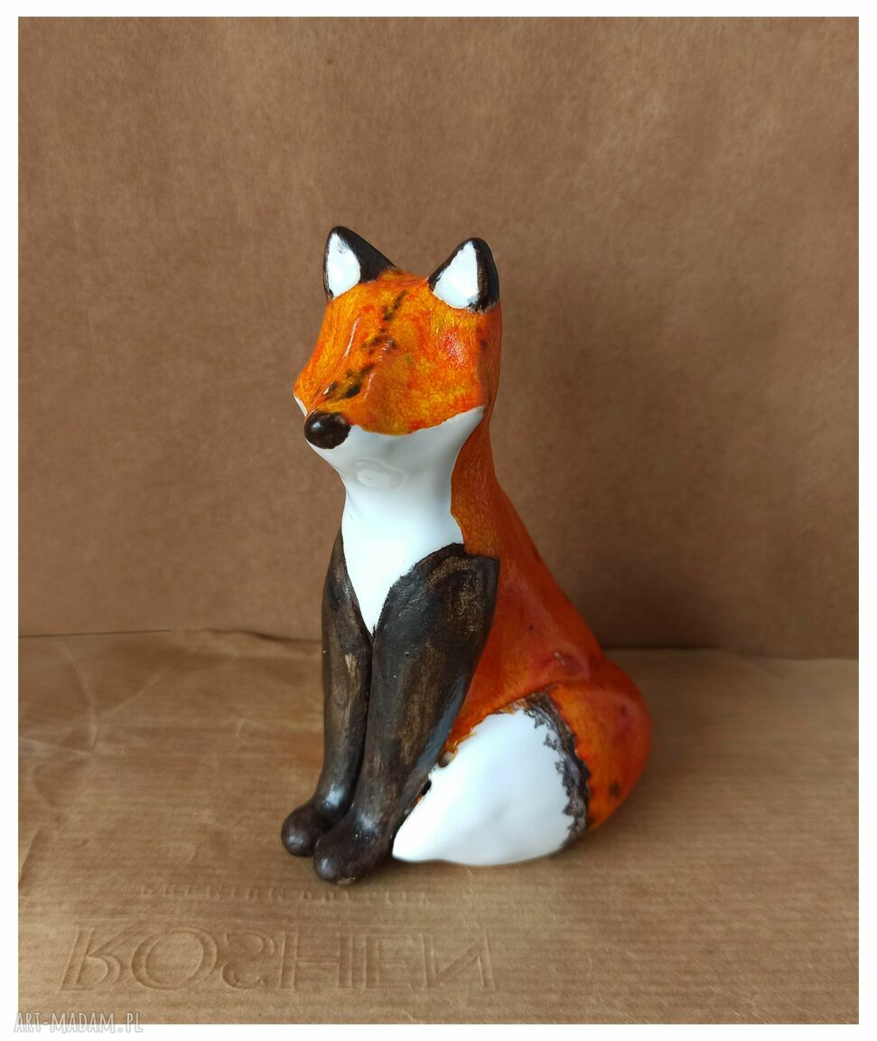 Fantastic Mr. Fox - ceramiczny lis handmade do lasów w słoiku