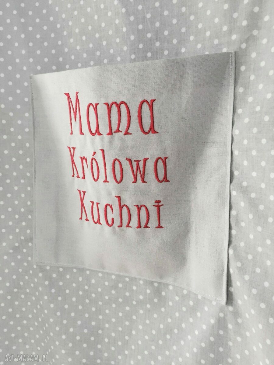 fartuch mama królowa kuchni ręcznie zrobione
