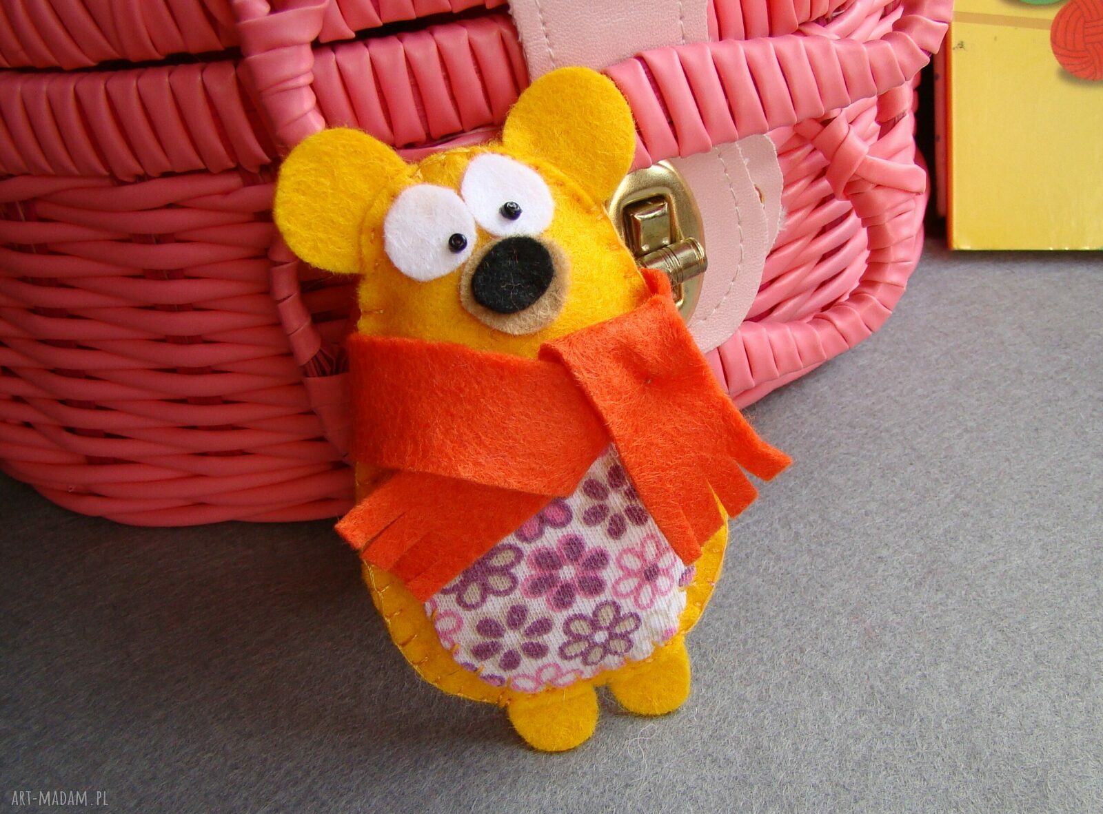 broszki: Broszka Alfred i kumple autorskie