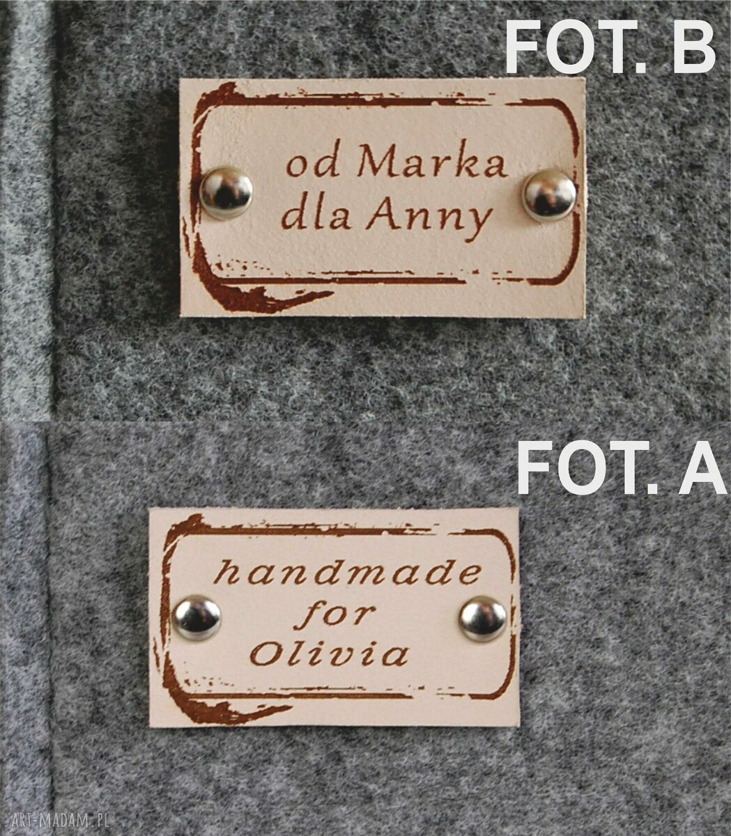 Filcowa torba - personalizowana - z grawerowaną dedykacją logo lub grafiką 15"