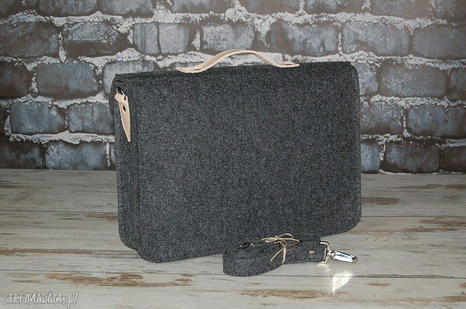 Filcowa torba na laptop 15 - personalizowana-grawerowana dedykacja