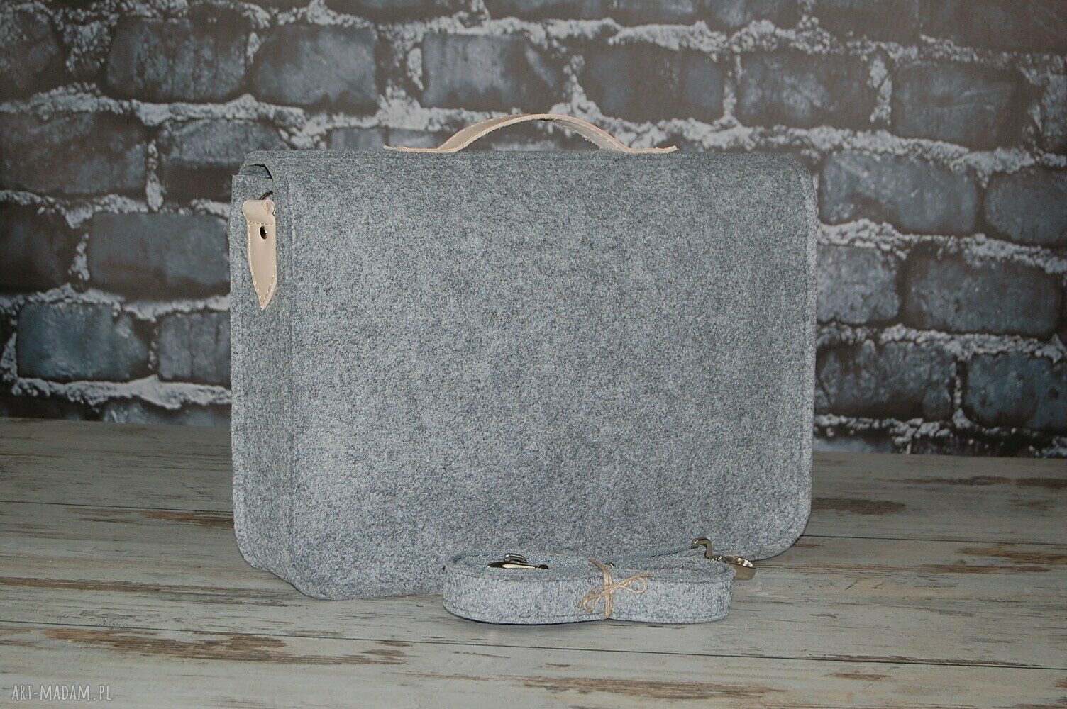 Filcowa torba na laptop 15" -personalizowana, grawerowana dedykacja
