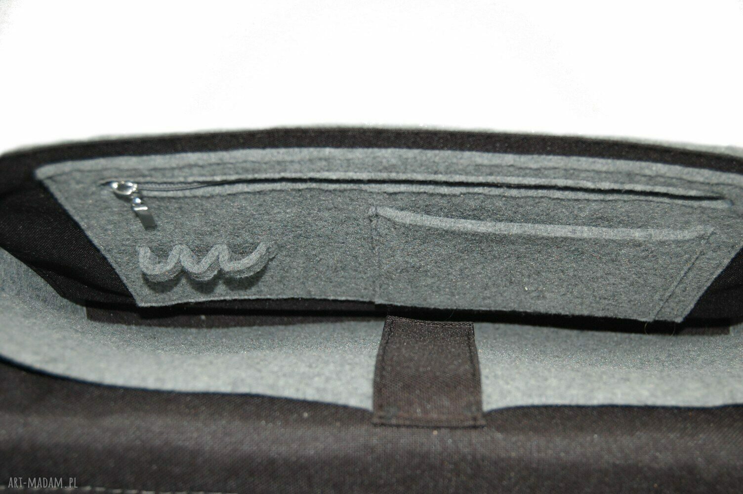 Filcowa torba - personalizowana - z grawerowaną dedykacją logo lub grafiką 15"