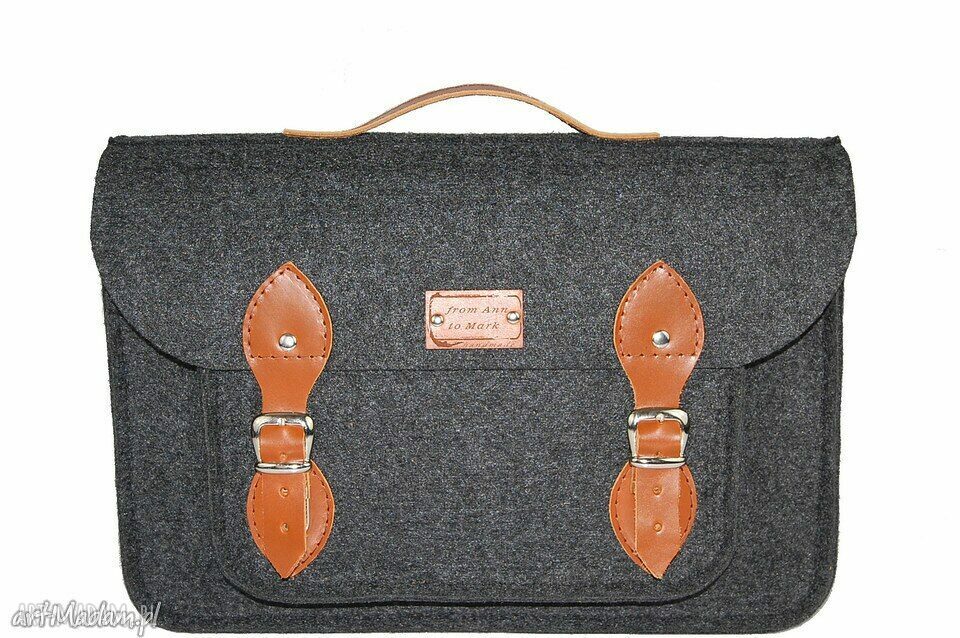 Filcowa torba na laptop 15 - personalizowana - grawerowana dedykacja