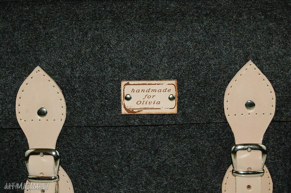 Filcowa torba na laptop 15 - personalizowana-grawerowana dedykacja