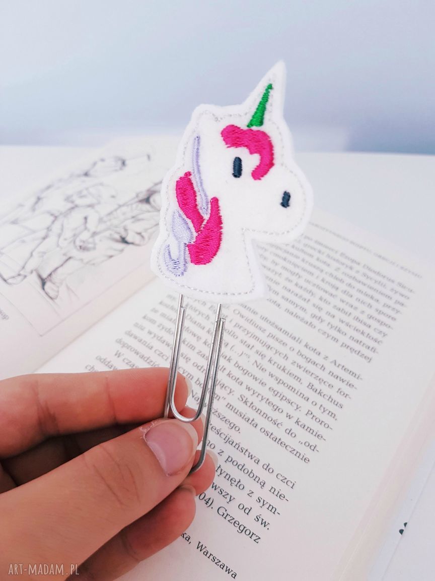 zakładka unicorn jednorożec Autorskie