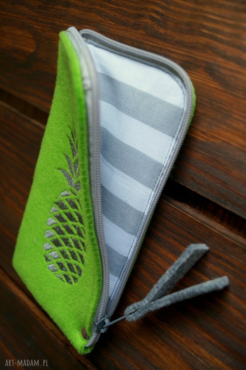 Filcowe etui na telefon - ananas
