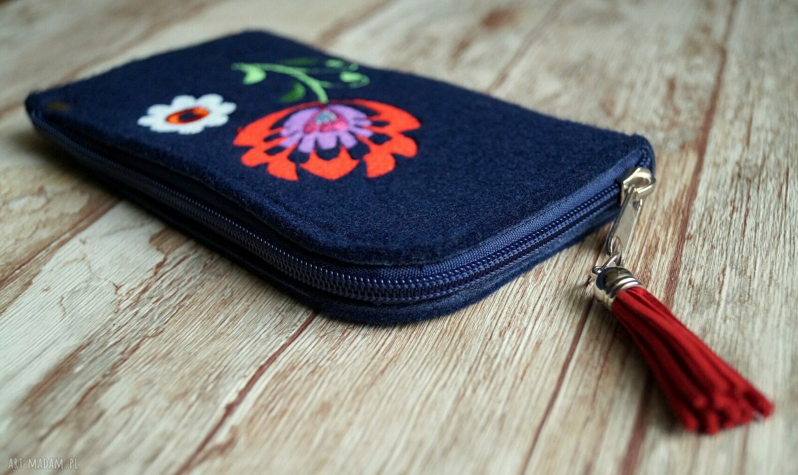 Filcowe etui na telefon Lowicki - łowicki motyw