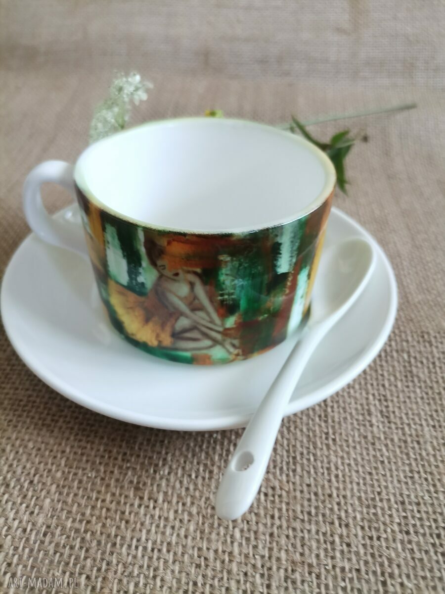 Filiżanka "balerina 2" - obraz na porcelanie jako wyjątkowy prezent