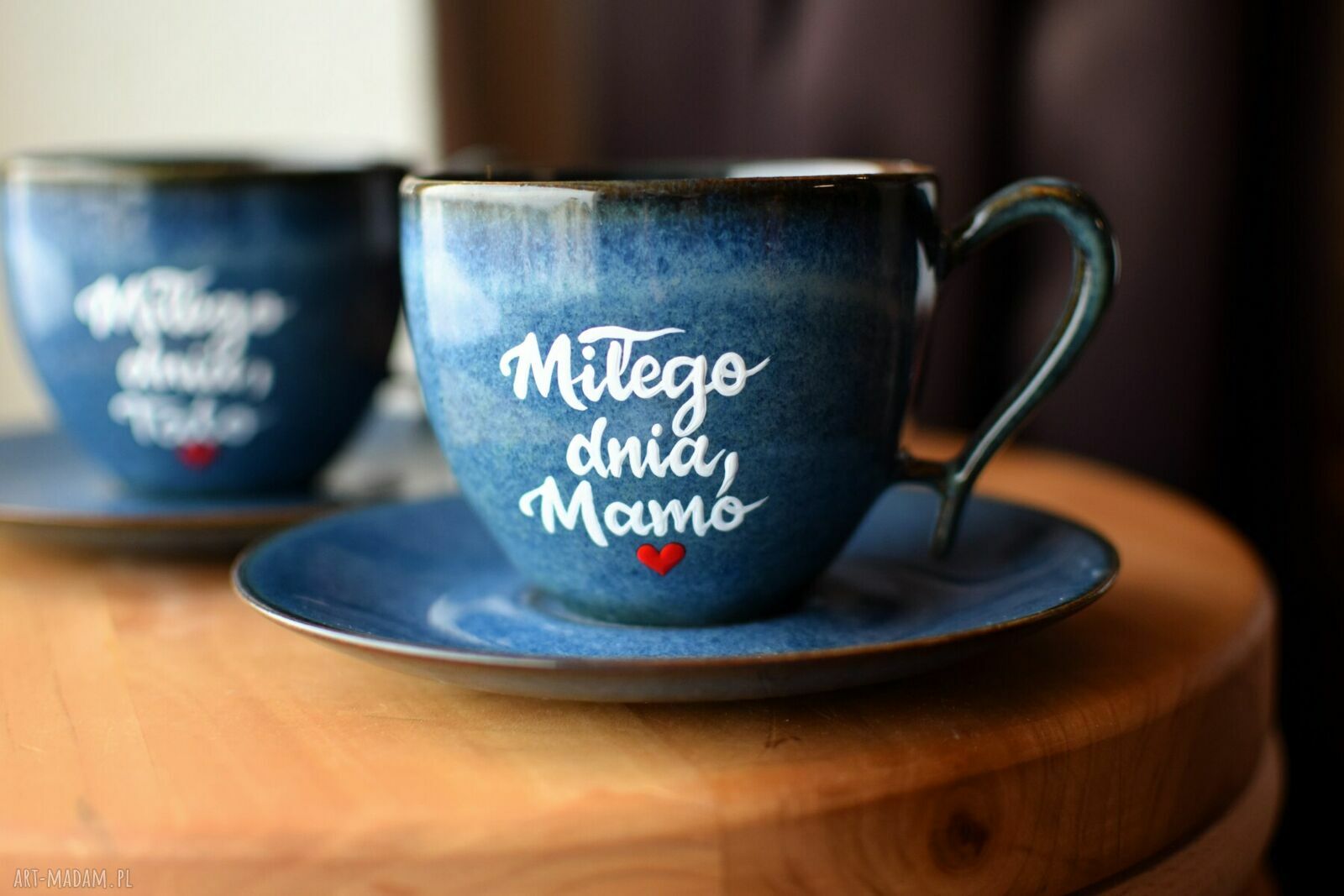 Filiżanka ceramiczna 220ml „Miłego dnia Mamo” z sercem