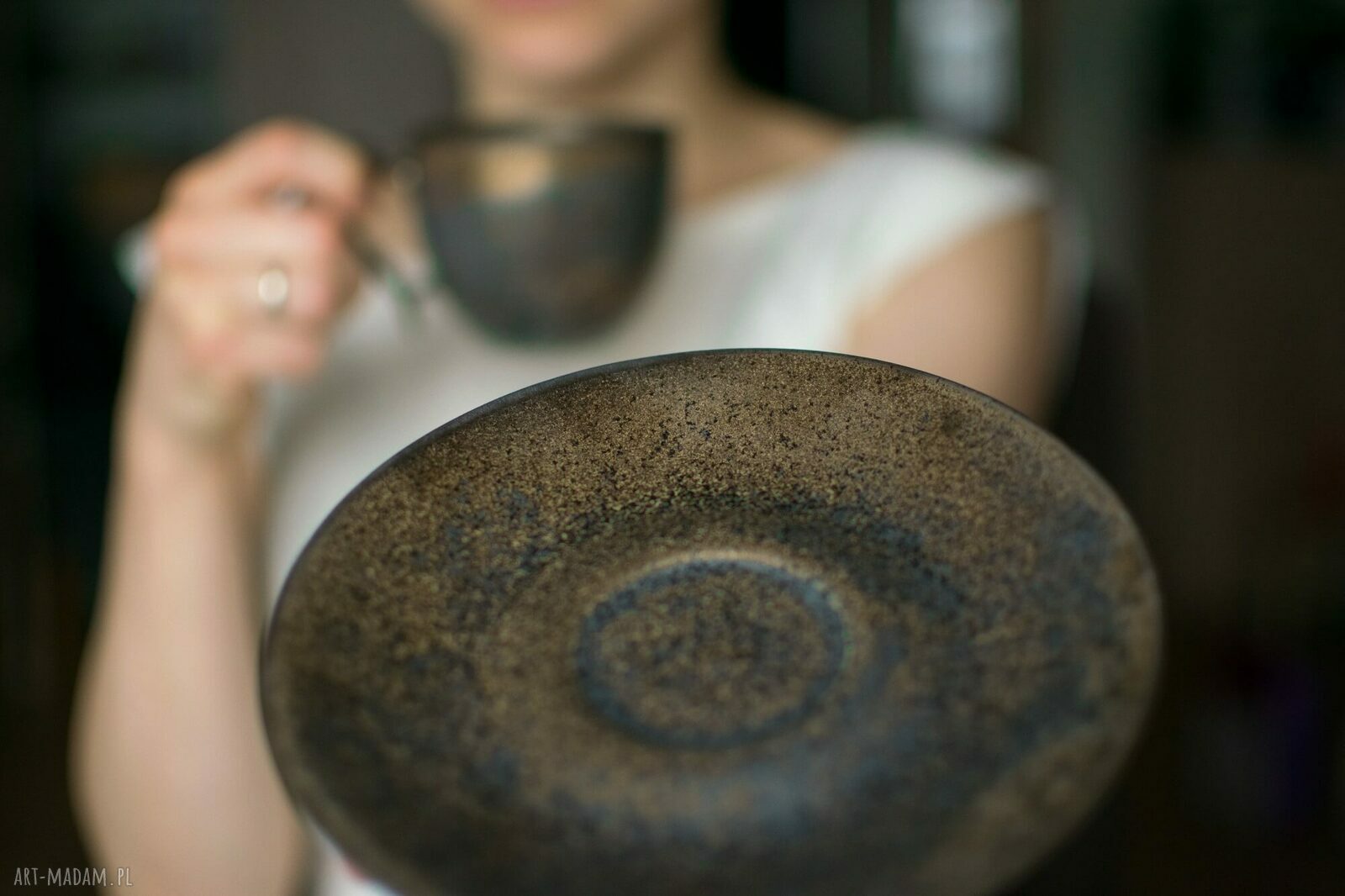 Filiżanka ceramiczna Złoto i Srebro 270ml