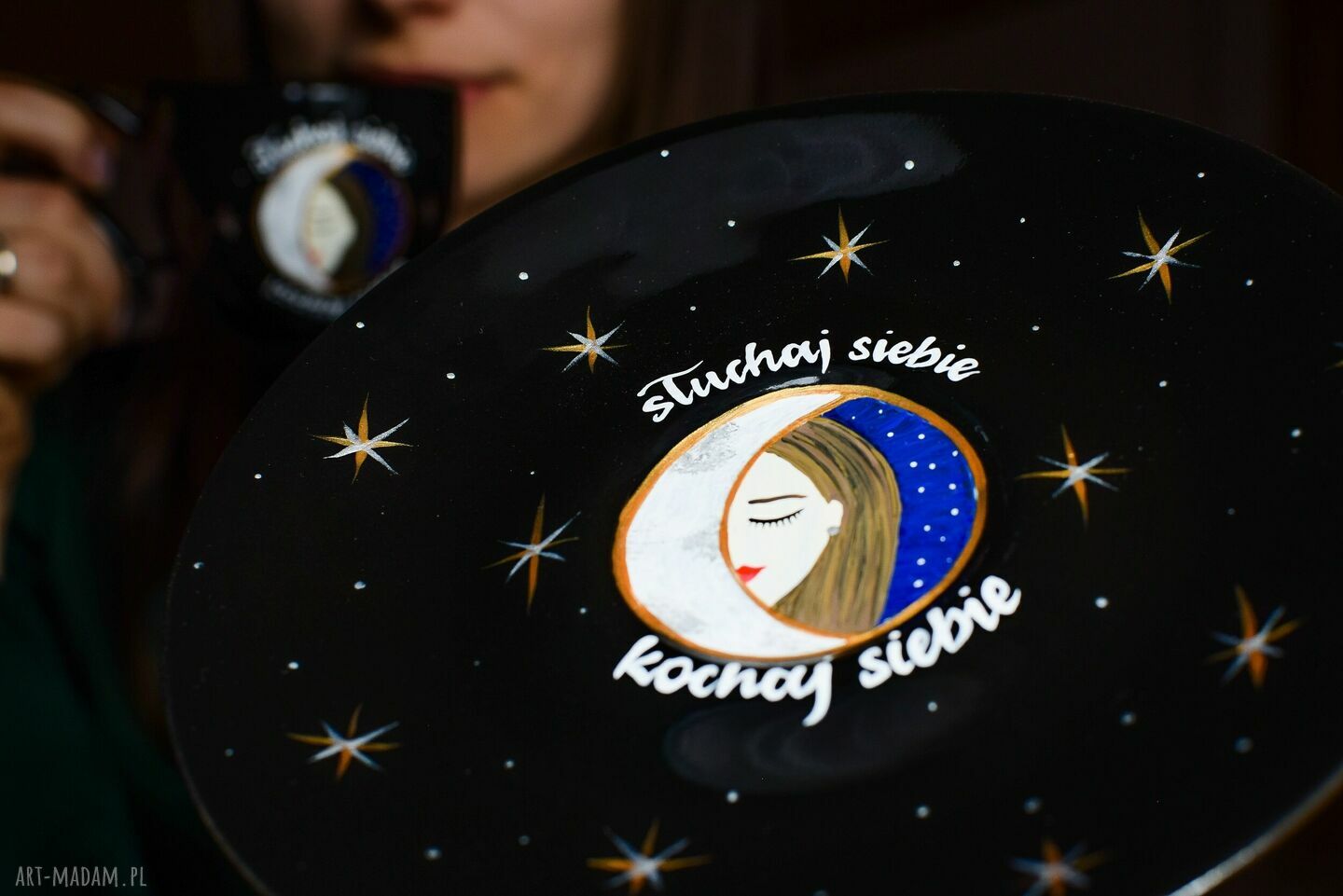 Filiżanka Księżycowa "Słuchaj Siebie Kochaj Siebie" 220ml