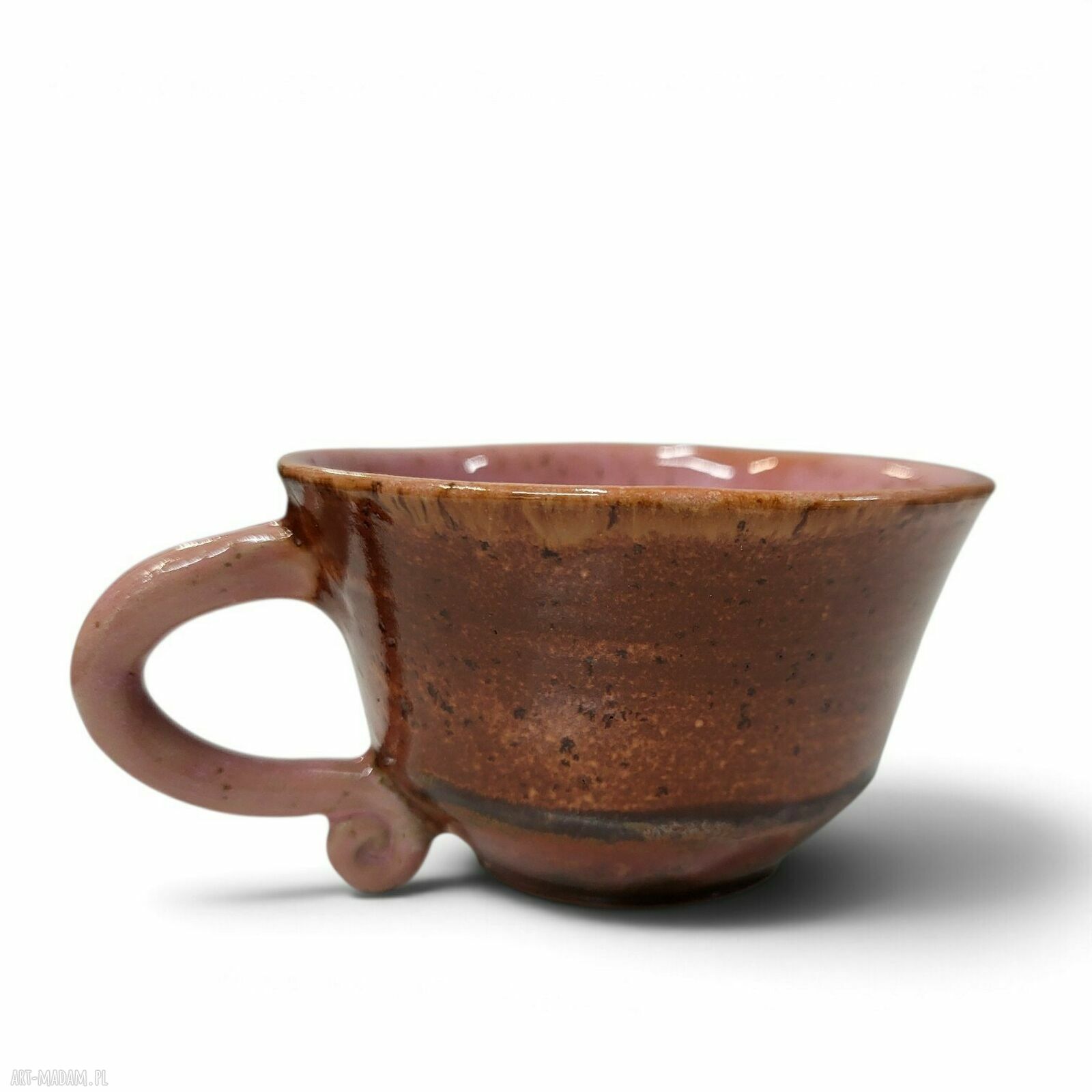 Ręcznie robiona filiżanka ceramiczna do kawy - 200 ml