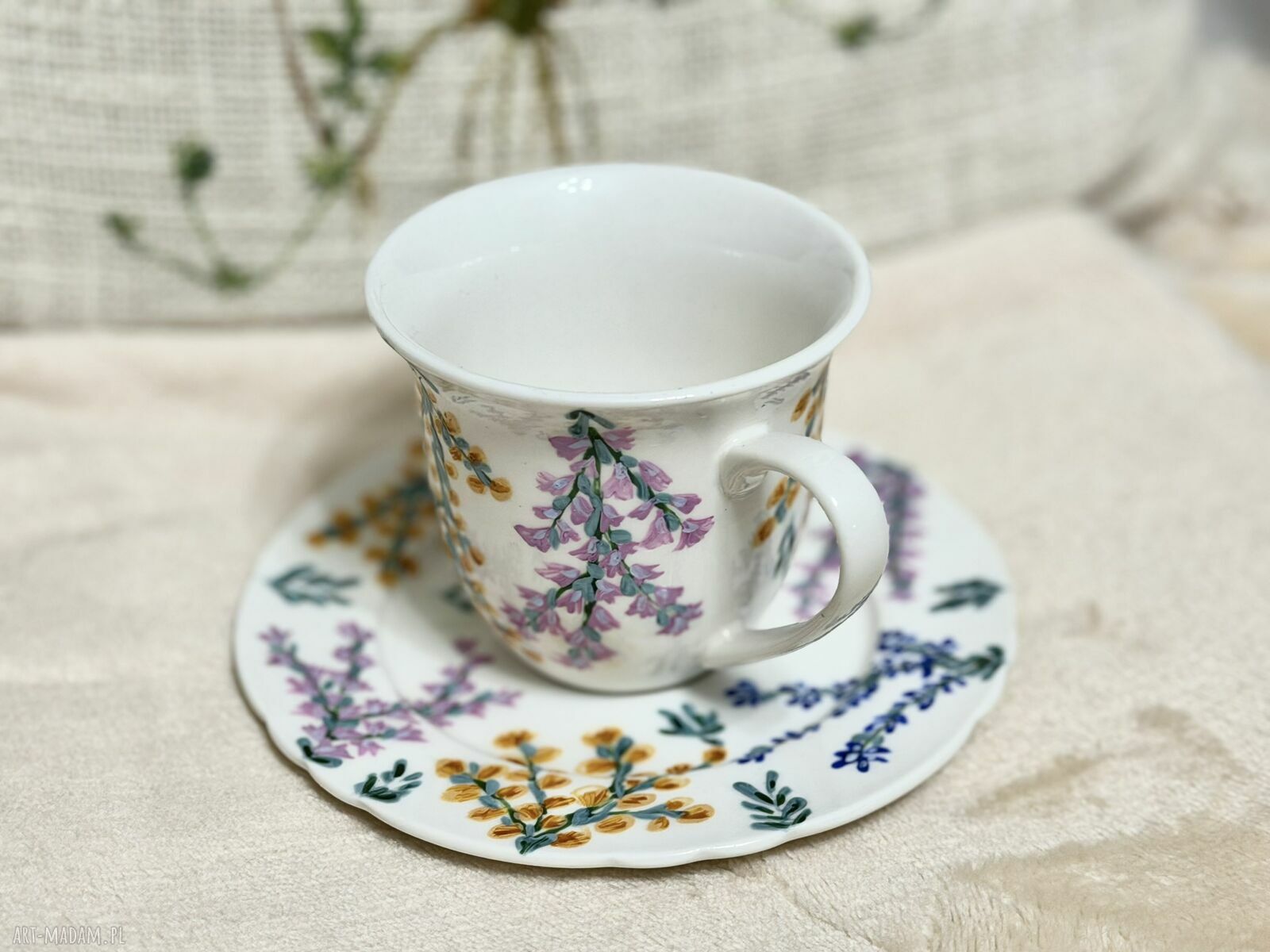 Filiżanka porcelanowa ręcznie malowana \