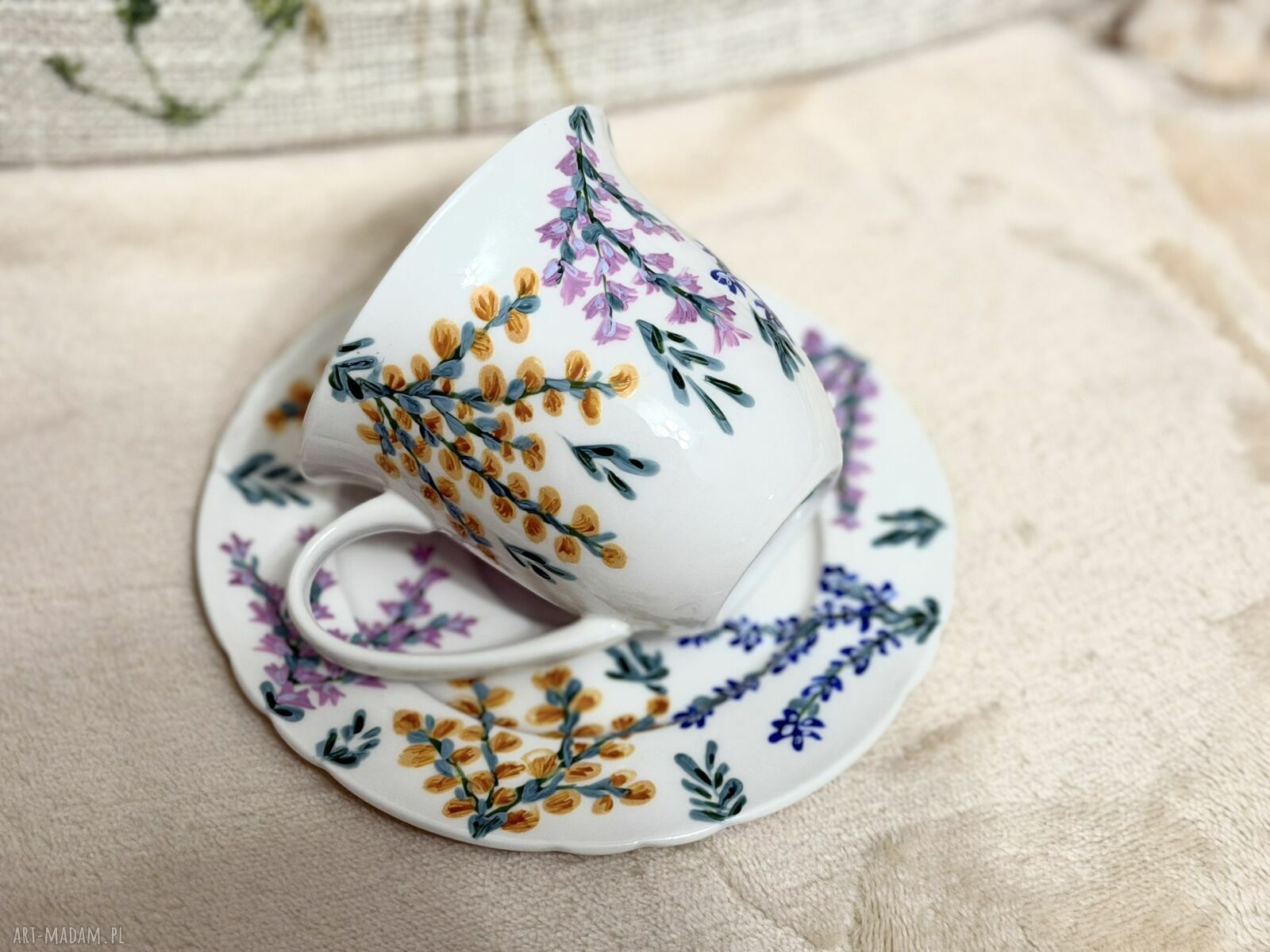 Filiżanka porcelanowa ręcznie malowana \
