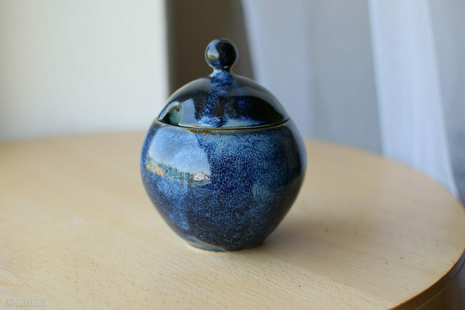 Filiżanka z cukiernicą Głębia ceramiczny zestaw do kawy
