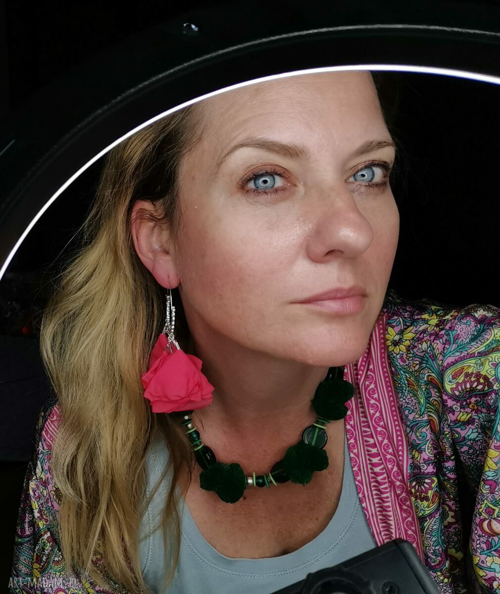 Kolczyki Flamenco Czerwone Leciutkie - Etno Boho Frida