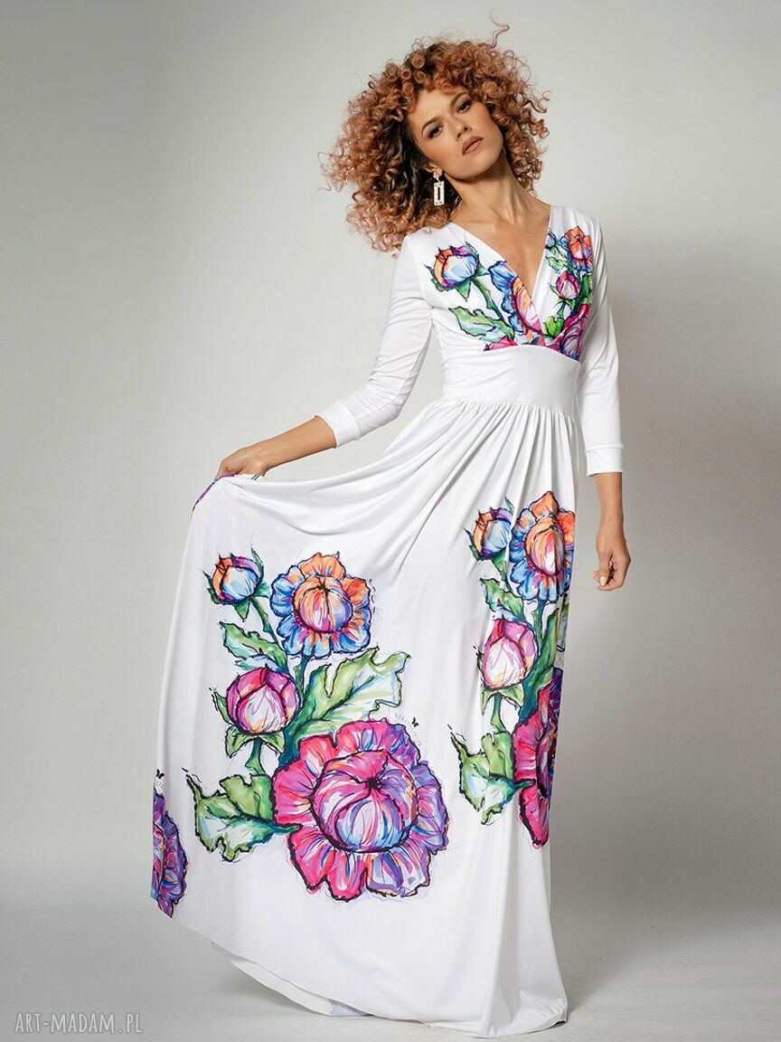 Flora - suknia ślubna w kwiaty Milita Nikonorov