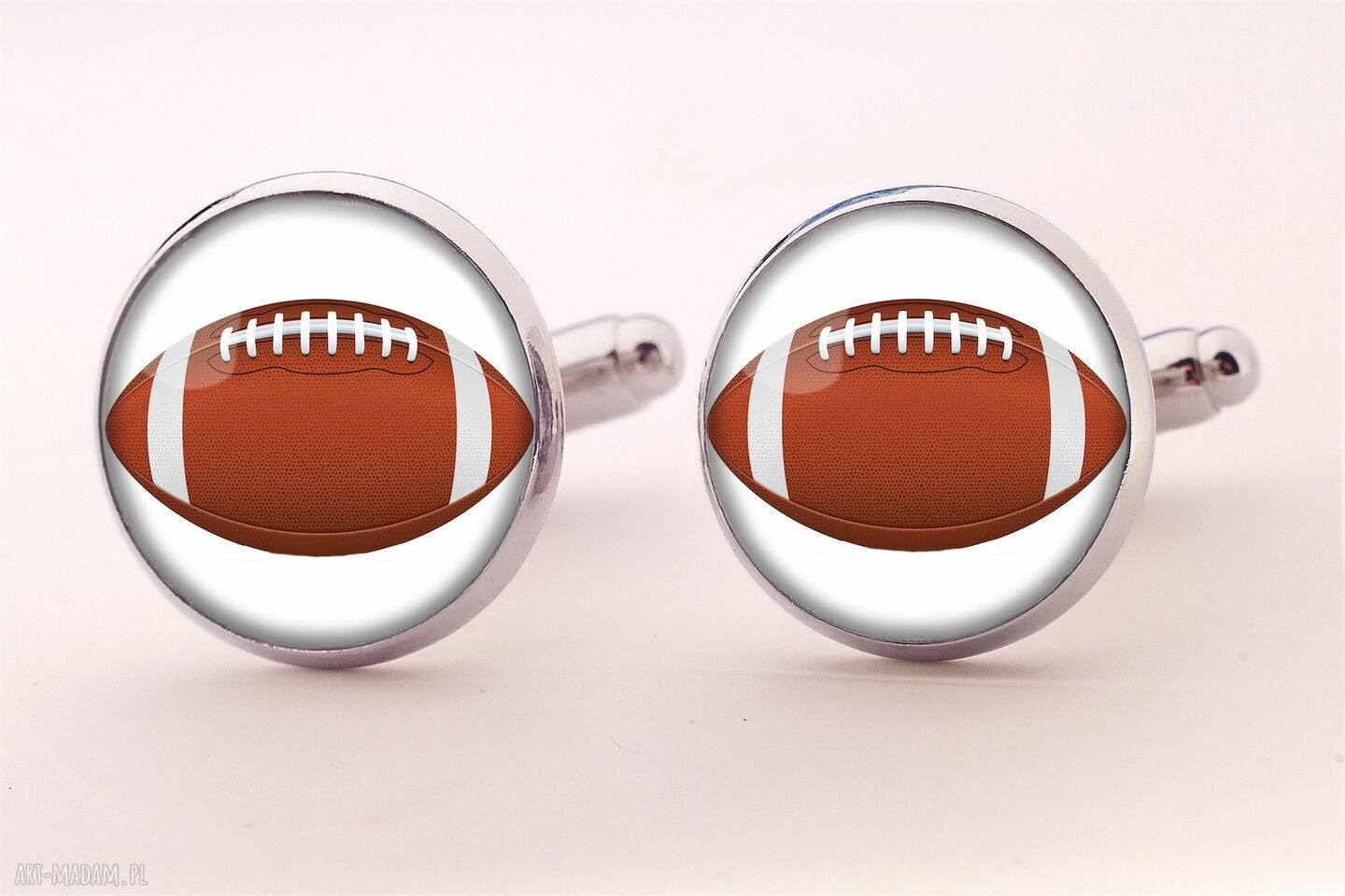 Football spinki mankietów piłka amerykański sport ręcznie robione